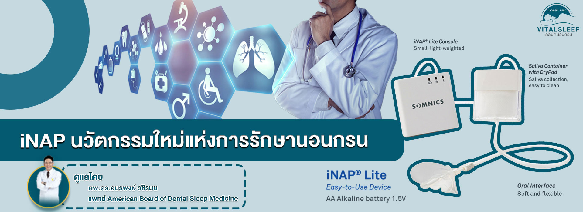 อุปกรณ์แก้กรน iNAP นวัตกรรมใหม่แห่งการรักษา ที่เหนือคุณภาพมากกว่า และพกพาสะดวกทุกสถานที่ ทุกเวลา