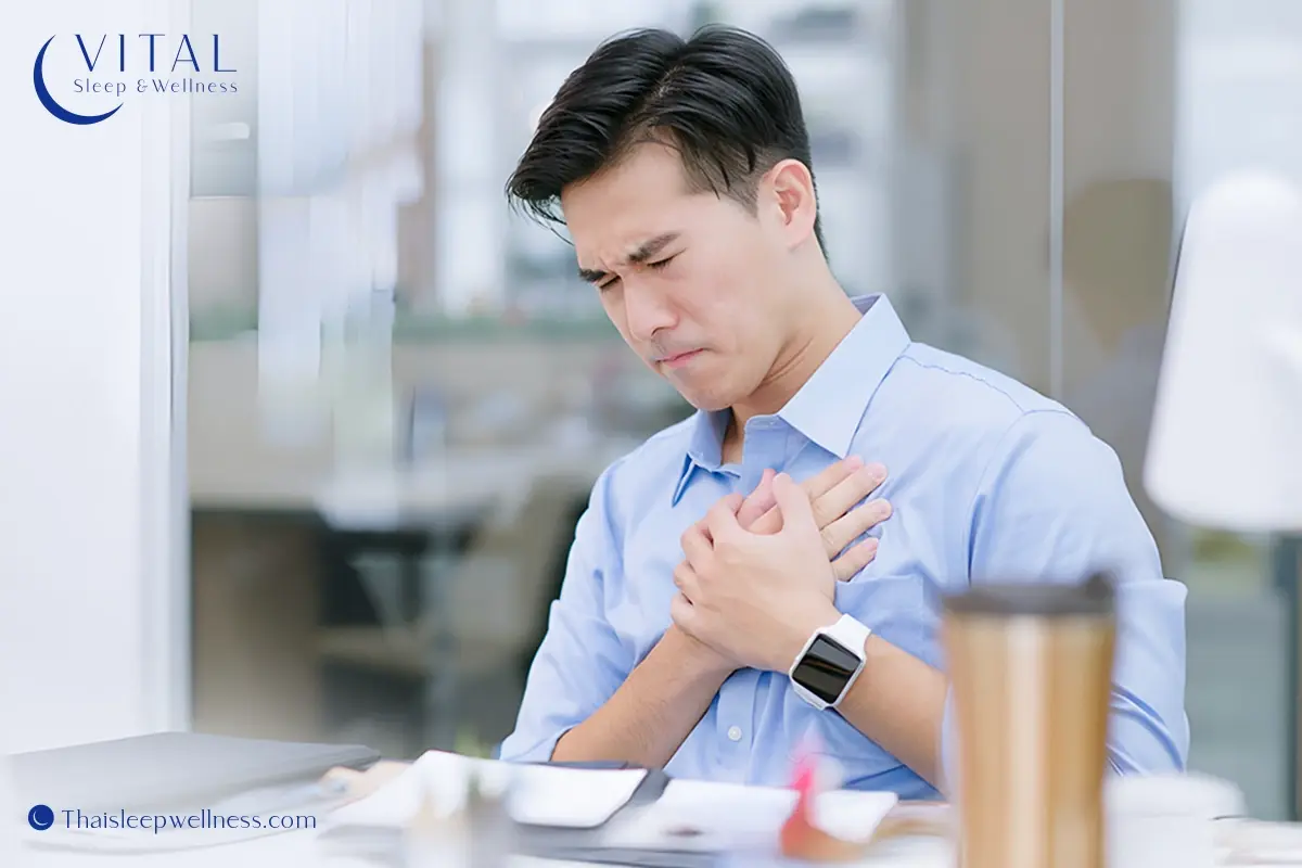 แก้ปัญหานอนกรน - ผลกระทบต่อระบบหัวใจและหลอดเลือด