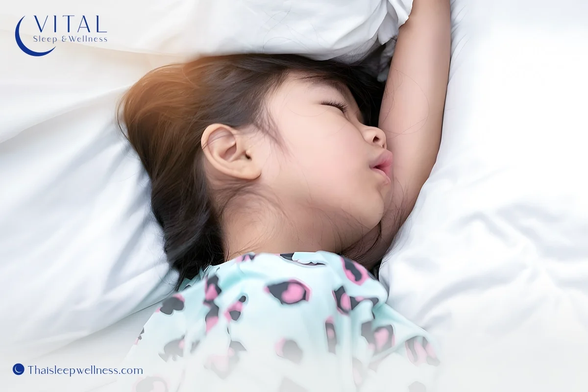 ลูกนอนหายใจติดขัด